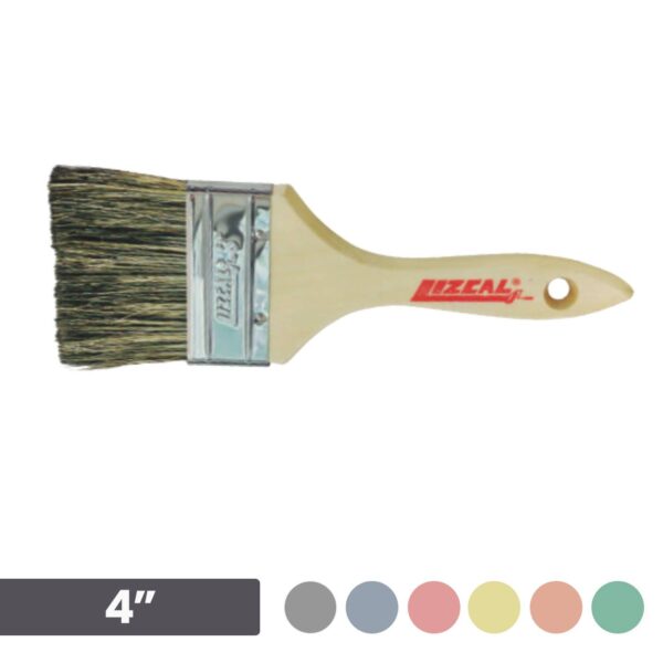 tn Brocha Cerda Natural 4″ Línea Multiuso - Lizcal