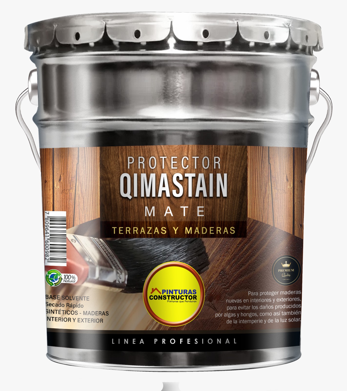 Protector Quimastain Maderas Mate - Marca Constructor